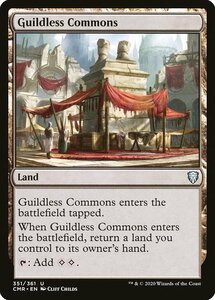 MTG ■土地/英語版■ 《ギルド無しの公共地/Guildless Commons》統率者レジェンズ　CMR