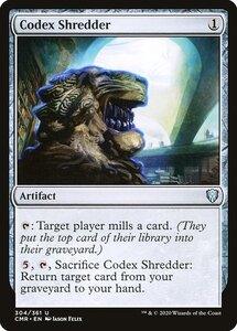 MTG ■無/英語版■ 《写本裁断機/Codex Shredder》統率者レジェンズ　CMR