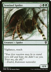 MTG ■緑/英語版■ 《歩哨蜘蛛/Sentinel Spider》統率者レジェンズ　CMR