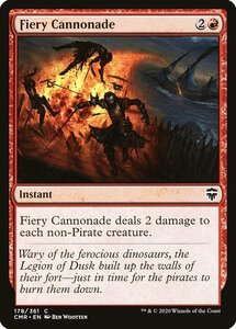 MTG ■赤/英語版■ 《焦熱の連続砲撃/Fiery Cannonade》統率者レジェンズ　CMR