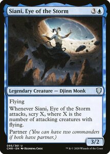 MTG ■青/英語版■ 《嵐の目、シアーニ/Siani, Eye of the Storm》統率者レジェンズ　CMR