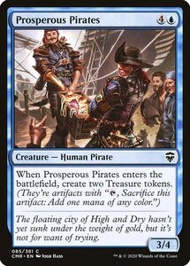 MTG ■青/英語版■ 《裕福な海賊/Prosperous Pirates》統率者レジェンズ　CMR