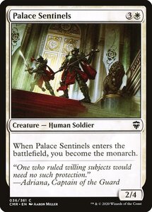 MTG ■白/英語版■ 《宮殿の歩哨/Palace Sentinels》統率者レジェンズ　CMR