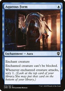 MTG ■青/英語版■ 《液態化/Aqueous Form》統率者レジェンズ　CMR