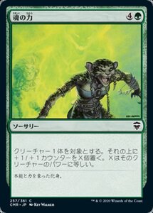 MTG ■緑/日本語版■ 《魂の力/Soul's Might統率者レジェンズ　CMR