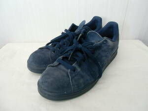 adidas Adidas Stansmith 27cm men's sneakers navy suede S75107 A ⑭