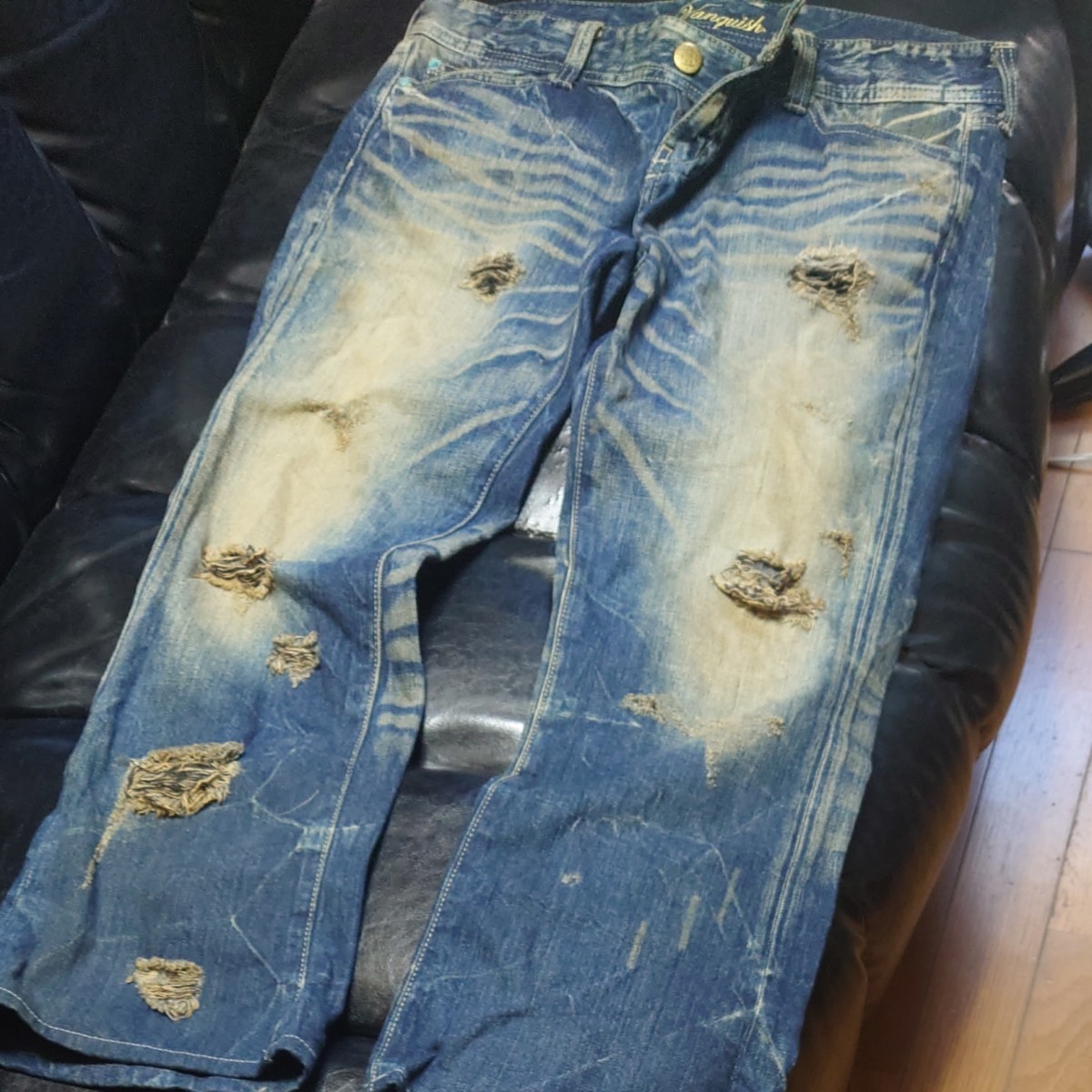 特別プライス デニムバイヴァンキッシュフラグメント USED加工 セルビッチ W30 78cm - 通販 - www.saint-venant.fr