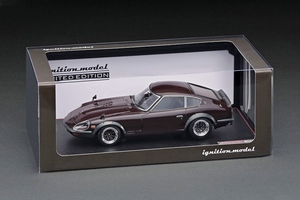  ignition model *WEB limitation ( build-to-order manufacturing ) 1/18 Nissan Fairlady 240ZG (HS30) dark red wine / engine attaching / worldwide limitation 100 pcs 