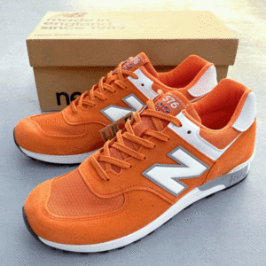 海外限定 UK製 NEW BALANCE M576FPO ORANGE “SUMMER FRUITS” US9D 27cm オレンジ×オフホワイト×グレー イギリス英国製 NB スニーカー