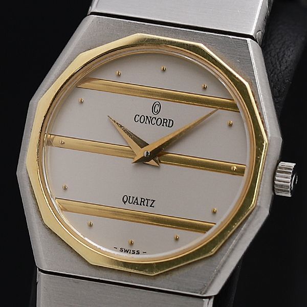 ヤフオク! -「concord 時計」の落札相場・落札価格 激安超安値 スイス製 高級腕時計 コンコルドCONCORD コンビ 腕時計(アナログ)