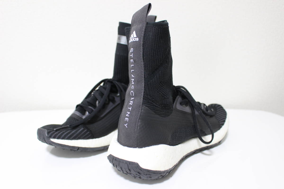 ヤフオク! - adidas by Stella McCartney|アディダス バイ ステラ 人気が高まる 新品未使用 adidas バイステラマッカートニー トレイノ 黒 23.5 スニーカー