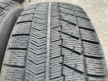 225/60R17 2本 BS BLIZZAK VRX バリ山 冬タイヤ 中古 アルファードエクストレイルなどに 引き取り可 札幌 H943-2F_画像3