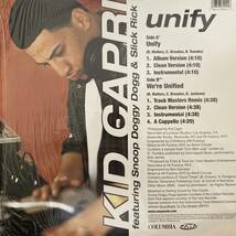 【12】1998年 USオリジナル盤 Kid Capri Featuring Snoop Doggy Dogg & Slick Rick Unify_画像2