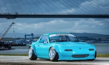 ８９～９７　ＮＡ　マツダ　ユーノス　ロードスター　ＭＸ－５　ＲＢ－ＳＴＹＬＥ　フロントオーバーフェンダー　＋５０ＭＭ　ＦＲＰ_画像2