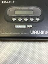 OK5562☆SONY ソニー WALKMAN ウォークマン カセットウォークマン ポータブル カセットプレーヤー WM-FX777【ジャンク】_画像7