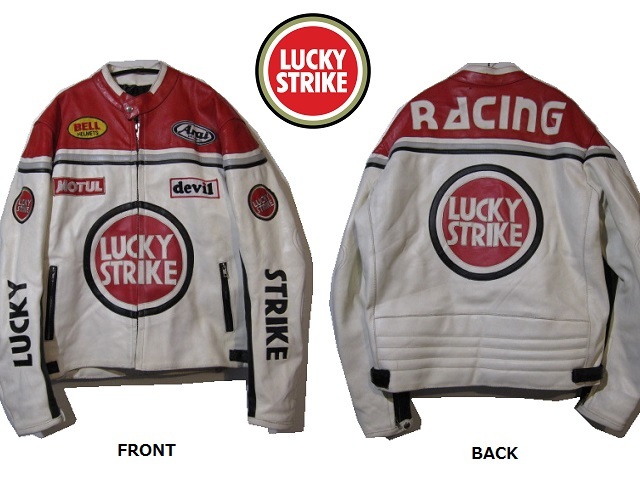スズキ SCHWANTZ ラッキーストライク ヨシムラ レザージャケット
