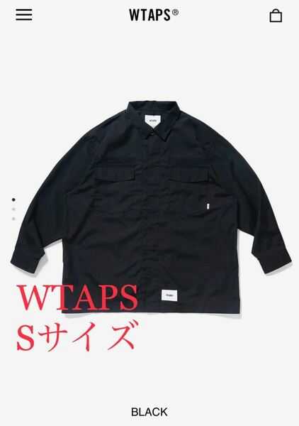 【限定値下げ】WTAPS 22AW ワークシャツ　新品未使用　BLACK 01 Sサイズ