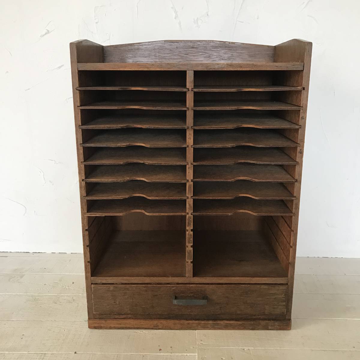 古道具 カルテ 仕切り棚 - 通販 - guianegro.com.br