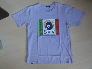 美品 HYSTERIC GLAMOUR S＆V 半袖Tシャツ 紫 Sサイズ 02191CT33
