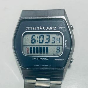 vintage CITIZEN QUARTZ CRYSTRON LC 4-097718