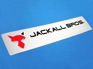 ジャッカル JACKALL BROS. クリア ◇ ステッカー　235-50mm