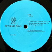【US盤/12EP】Pet Shop Boys ペット・ショップ・ボーイズ / Can You Forgive Her? ■ ERG / Y-56279 / MK Remix / ハウス_画像3