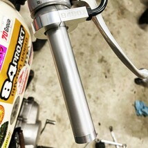 84スロ③ 84BOX 84ボックス 銀 アルミ製 スロットル ホルダー XJR400 XJR400R XJR400F 4HM RH02J XJ400D XJ400E 汎用 ワイヤー CBXホルダー_画像5