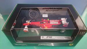 HOTWHEELS 1:43 フェラーリ F10 BAHRAIN GP EDITION ブリヂストンパッケージ #8 フェルナンド・アロンソ