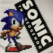 SEGA (セガ) - SONIC THE HEDGEHOG ソニック・ザ・ヘッジホッグ ソニックザヘッジホッグ 半袖Tシャツ Lサイズ 白色 (タグ付き新品未使用)_画像1