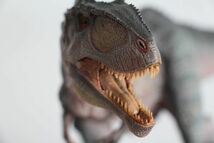 Nanmu 本心楠改 1/35 サイズ ギガノトサウルス 恐竜 大型 肉食 リアル フィギュア プラモデル おもちゃ 模型 プレゼント 42cm級 ブルー_画像3