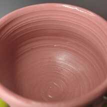 湯のみ　湯飲み 粒釉　水玉模様　ドット柄 茶器　 陶器　未使用　べべタナカ　BEBECERAMIC　/71ea02_画像4