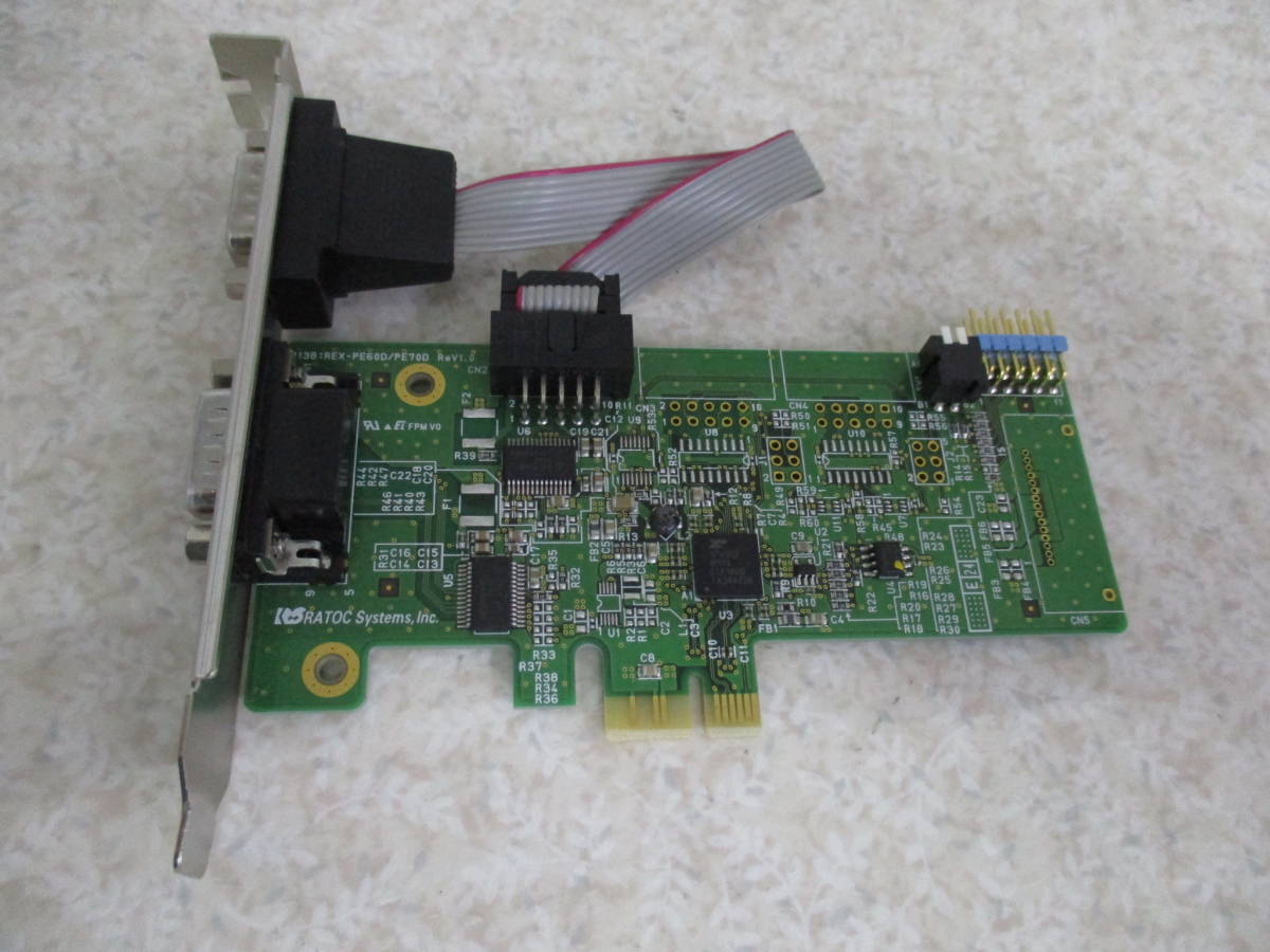 推奨 ラトックシステム 4ポート RS-232C デジタルI O PCIボード REX