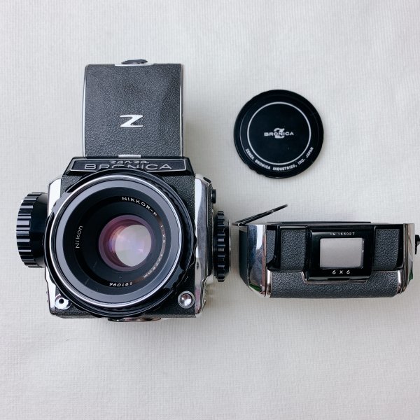 セール最安値  50㎜レンズ付き ゼンザブロニカS2 フィルムカメラ