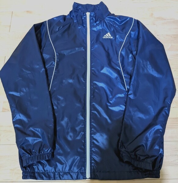 ★adidas アディダス ウィンドブレーカー 紺