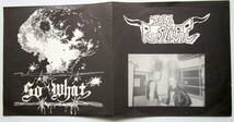 The Rustler / So What Split 7"EP Axxe Records AXEP-1 (1990) 静岡 Hardcore Punk/Swindle Bitch/8000/Gauze/Gism/Gai/Kuro/Confuse_画像3