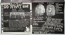 The Rustler / So What Split 7"EP Axxe Records AXEP-1 (1990) 静岡 Hardcore Punk/Swindle Bitch/8000/Gauze/Gism/Gai/Kuro/Confuse_画像4