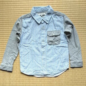 GLOBAL WORK キッズ シャツ 長袖 XL 120から130相当