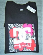 セール 15%off DC shoes ディーシー アンディウォーホル デザイン DC ロゴ フラワー Tシャツ 半袖 黒 XL ADYZT05129 メンズ_画像4