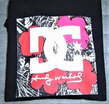 セール 15%off DC shoes ディーシー アンディウォーホル デザイン DC ロゴ フラワー Tシャツ 半袖 黒 XL ADYZT05129 メンズ_画像5