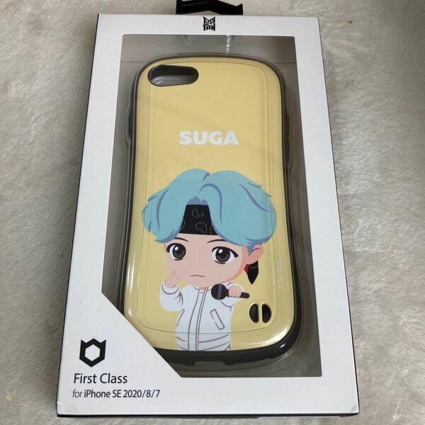 TinyTAN iFace First Class iPhone SE(第3世代/第2世代)/8/7ケース [Basic/SUGA