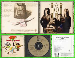 ワーナー盤♪デンマーク産HardRock/GlamMetal≪国内盤CD≫D.A.D(D-A-D/ディー・エー・ディー)/No Fuel Left For The Pilgrims♪♪