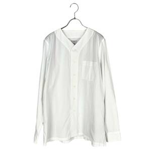 VISVIM(ビズビム) FREE EDGE SHIRT BASEBALL COLLAR *F.I.L. EXCLUSIVE 17AW (white) 1