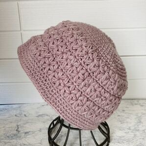 医療ケア&街歩きバケットハット リフ編 441 スモーキーパープル