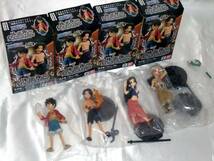 バンダイ★ONE PIECE ワンピース フィギュア Half Age Characters ハーフエイジキャラクターズ vol.1 シークレットVer. 全4種セット★新品_画像1