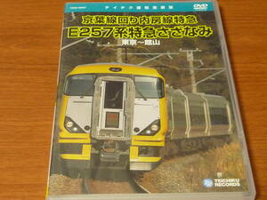 DVD テイチク 運転室展望 京葉線 回り 内房線 E257系 特急 さざなみ 東京 館山