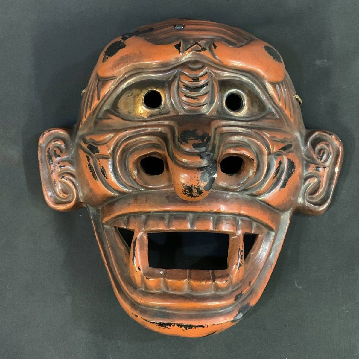 蕪53)時代鬼面能面神楽面魔除伝統芸能珍品| JChere雅虎拍卖代购