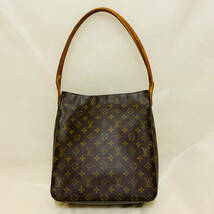 ★1円スタート★廃番★LOUIS VUITTON ルイヴィトン モノグラム ルーピングGM M51145ショルダーバッグ_画像2