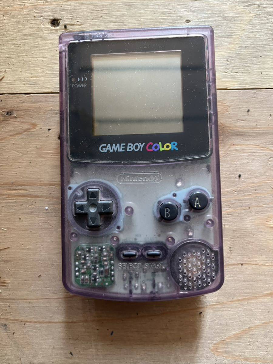 安い購入 【美品】Nintendo クリアパープル ゲームボーイカラー 家庭用 ...