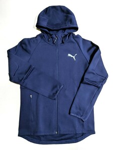 ◎ PUMA プーマ フーデッド ジャケット メンズ M ◎ EVOSTRIPE スウェット パーカー ネイビー パーカ