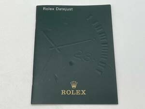 ROLEX ロレックス　デイトジャスト　16234、16233　冊子　純正品　2001年製